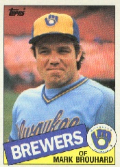 1985 Topps Baseball Cards      653     Mark Brouhard